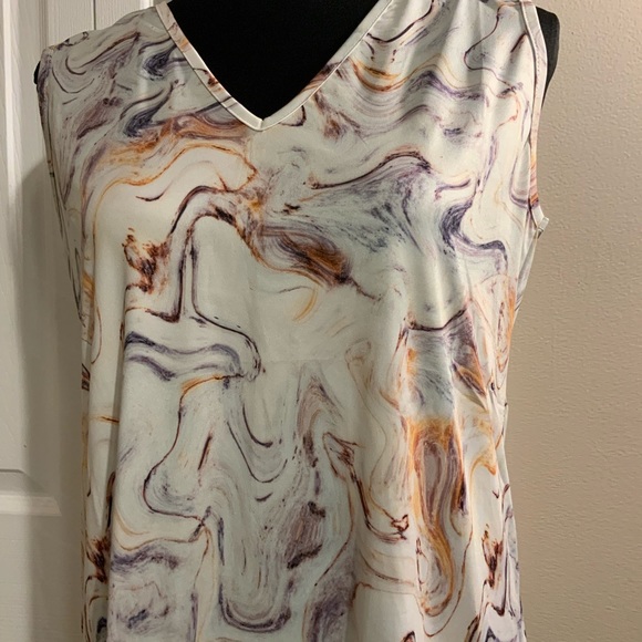 Cream and marble multi color dress. NWT boutique item. - Picture 3 of 3